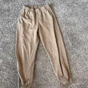 Brandy Melville Tan Jogger Pants